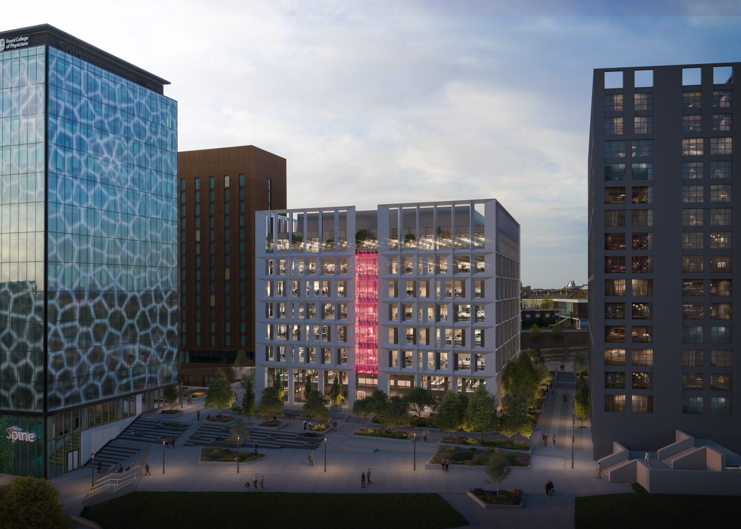 Hemisphere Concept Dusk Front View