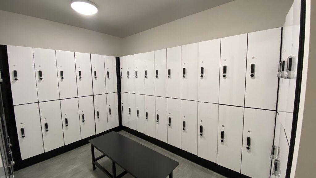 The Spine - Lockers and changing facilities