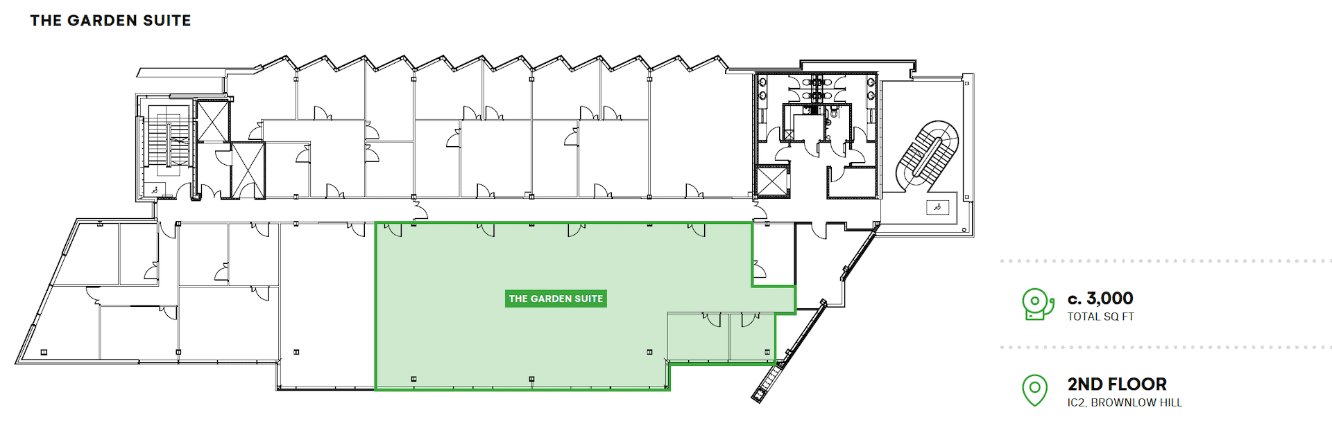 The Garden Suite office plan